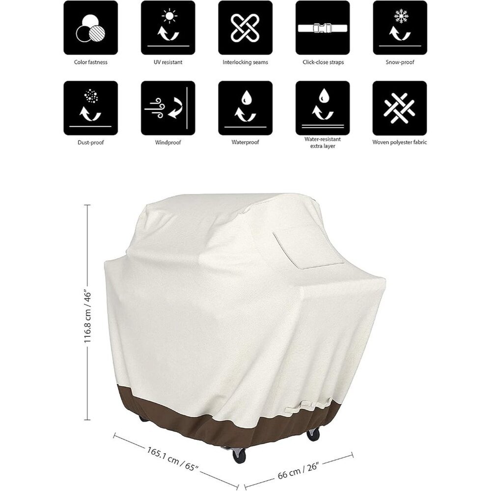 Gas Grill Barbecue Cover for Outdoor, Waterproof, UV Resistant, Weather Resistan - Picture 3 of 7